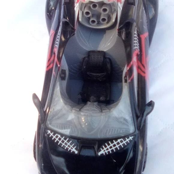 Marvel Black and Red Spider-Themed Toy Car - Picture 4 of 4